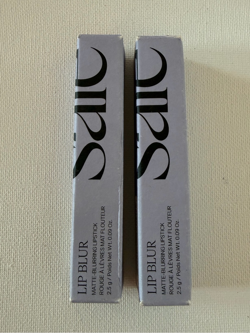 Two (2) Saie Lip Blur Matte Lipsticks in Shades Classic and Pop - NIB
